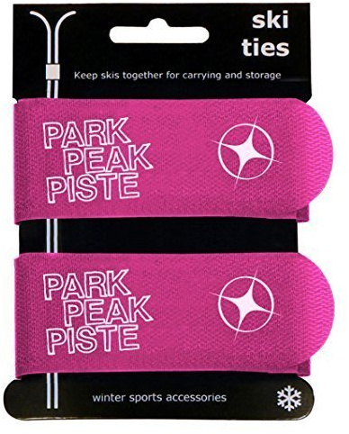 Manbi Pro Jumbo Coppia Di Velcro Cinghie Per Sci Atomic K2 Testa Cavetto Anti-ingombro Cinghia Per Bagagli - Rosa