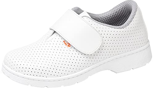 DIAN 1807-LM Blanco Talla 40, Zapato de Trabajo Unisex Certificado CE EN ISO 20347 Marca