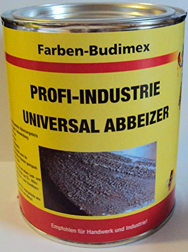 Farben-Budimex Abbeizer v. Fachhandel, Hochwirksamer Spezialabbeizer entfernt mühelos und schnell Lacke, Kleber, Dispersionen 0,75 kg