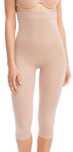 FarmaCell 323 (Poudre, L/XL) Corsaire Massant Anti-Cellulite Legging Femme Gainant Cuisse Gaine Push Up