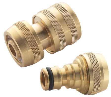 Spear & Jackson BWF3 1/2 Female & 1/2 Male Brass Hose Connectors