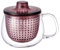 Kinto Trinkglas, Glas, Rot, 350 ml