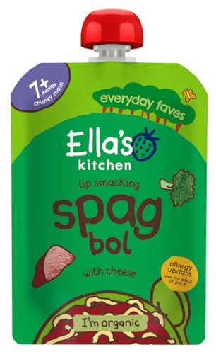 Ella's Kitchen Organic Lip Smacking Spag Bol with Cheese, 130g