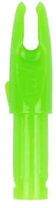 Bohning Signature for .246” shafts (Standard Diameter, S-Nock, 6.5mm) 12 Pack, Neon Green