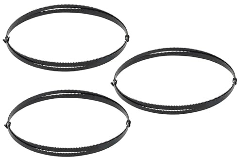 Dapetz 3 X 1425mm 56 Sierra de cinta Banda sierra Hojas 6Tpi 10Tpi & 14Tpi Skip CS80 6.35mm Madera Metal Plástico