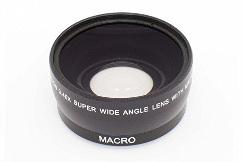 vhbw Convertidor de Rosca de la Lente Gran Angular de 55mm, Factor 0,45x para Cámara Sony E T* 16-70 mm F4 ZA OSS Vario-Tessar (SEL-1670Z).