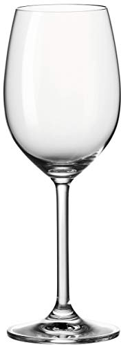LEONARDO HOME Daily Weißwein-Glas, 1 Stück, Weißwein-Kelch mit Stiel, spülmaschinenfestes Wein-Glas, 370 ml, 063315