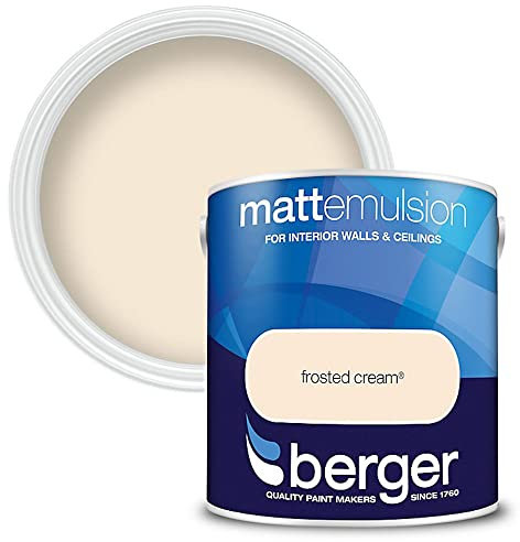 Berger 2.5L Matt Emulsion Frosted Cream