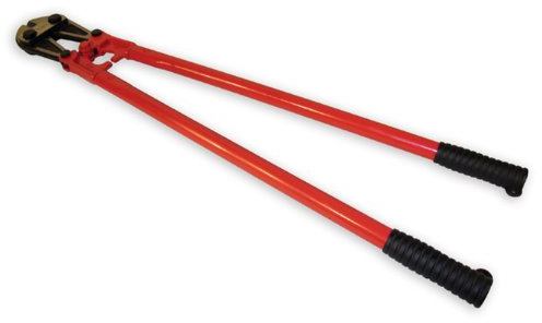 Olympia Tools 48 Heavy Duty Bolt Cutter with Drop Forged Alloy Steel and Ergonomic Grip Rubber Handles for for Cutting Fence, Steel Wire, Chain, Screws, Rivet