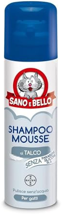 Bayer Shampoo Mousse Secco 200 Ml per Gatti