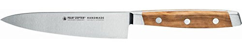 Felix SOLINGEN 836001 First Class Wood Obst-Gemüsemesser – 12cm Klingen-Stahl Schneide Olivenholzgriff Made in Germany