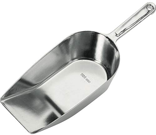 Westmark Paletta per pesare/riempire, Capacità: 1100 ml (ca. 1000 g di farina), Alluminio, Hygia, Argento, 91812291