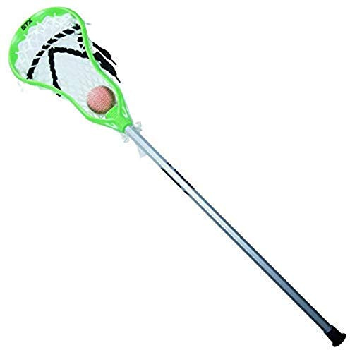 STX Lacrosse Mini Power with Aluminum Handle and Ball, Neon Green