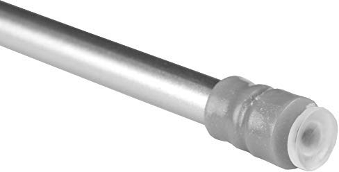 Bestlivings Klemmstange (Silber) Schraubtechnik ausziehbar 60-90 cm, Gardinenstange zum Klemmen, für leichte Gardinen, kein Bohren und kein Kleben