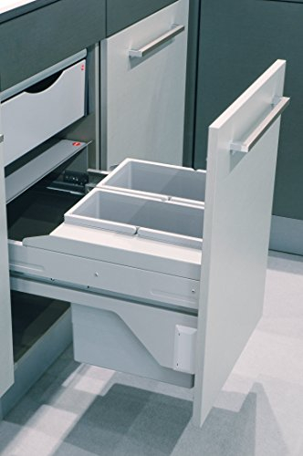 Hailo Cargo Soft (geringe Einbautiefe), Vollauszug, 2 x 14 Liter