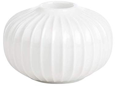 Kähler Kerzenständer runden Ø8 cm Hammershøi dänisches Design, Weiss, breit
