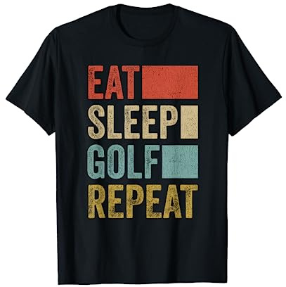 Golfista Retro Divertido Golf Camiseta
