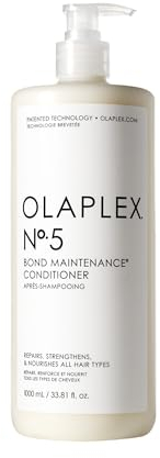 Olaplex Nº. 5 Bond Maintenance Conditioner: Reduces Breakage & Strengthens Hair | Hydrates, Smooths & Detangles | For Coily, Curly, Straight, and Wavy, 1000 mL / 33.8 Fl. Oz.