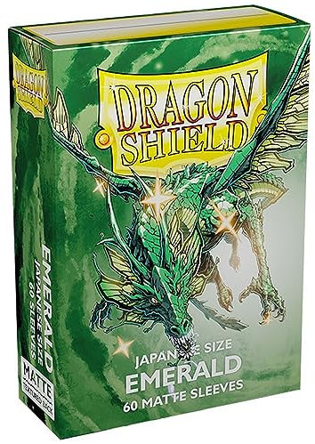 Dragon Shield Matte Mini Japanese Emerald 60 ct Card Sleeves Individual Pack