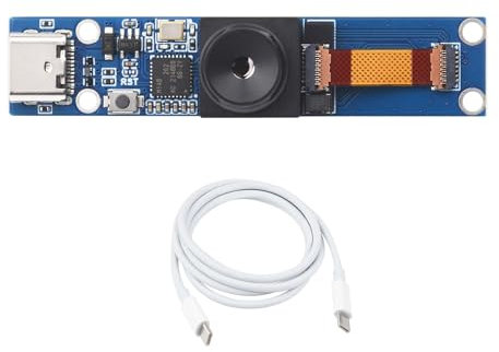 Waveshare Long-Wave IR Thermal Imaging Camera Module for Raspberry Pi IR Camera, Onboard Type-C Port, 80x62 Pixel, Wide Angle Version (90° FOV) for Industrial Temperature Control, Motion Detection...