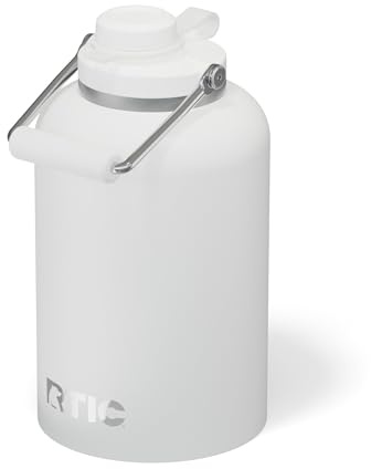 RTIC 1 Gallon Outback Jug, Ceramic Lined, White
