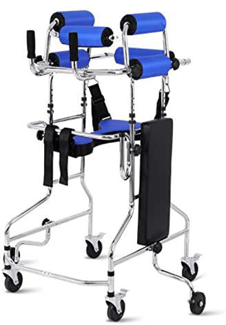 Déambulateur D'Intérieur, Chariot, Aide À La Marche, Cadre Debout Pour Personnes Âgées, Aide À La Marche Pour Adultes, Hauteur Réglable, 6 Roues, A