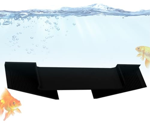 Fish Tank Cave,Aquarium Underground Tunnel Cave - Dome Habitat with Curve Triangle Design for Loaches Cichlids Crayfish Aquatic Pets Terrarium