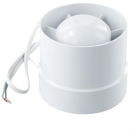 Ventilador de baño silencioso en línea, 4 pulgadas, 5 pulgadas, 6 pulgadas, 100 125 150 mm, extractor en línea para baño, oficina, cocina, sala de cultivo (4 pulgadas)
