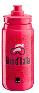 ELITE FLY GIRO D'ITALIA 2026 Bidón Ciclismo | Iconic Rosa | Edición Limitada Oficial Corsa Rosa | Ultraligero 51g | Sin BPA | Válvula High-Flow | 550ml