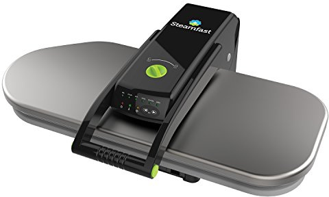 Steamfast SF-680 Digital Steam Press with Multiple Fabric Settings and Steam Burst Function,Stainless/Black