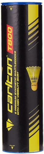 Carlton T-800 Medium Speed Badminton Shuttle, Yellow