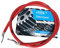 eXODA Cavo da batteria di 100cm Cavo di alimentazione da 50 mm² in rame con estremità ad anello M10