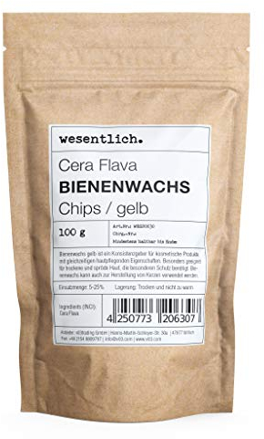 Bienenwachspastillen gelb (100g) von wesentlich