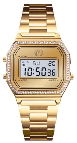 Uhr für damen. Armbanduhr für damen Vintage-Stil, anspruchsvolle und elegante Ausführung. Original-Damen uhr mit hochwertigem Quarzwerk. Damen armbanduhr. Armbanduhren für damen (Vergoldung)