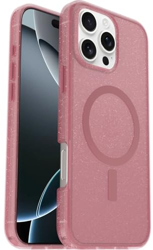 OtterBox Symmetry Series Clear MagSafe Case for iPhone 16 Pro Max, Shockproof, Drop proof, Protective Thin Case, 3x Tested to Military Standard, Clear/Pink
