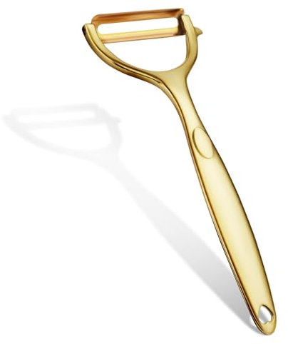 AUAUY Universalschäler Sparschäler, Premium Sparschäler aus Edelstahl, Kartoffelschäler Spargelschäler, Multifunktion Y-Förmig Gemüseschäler, Zweischneidige Schäler für Karotten Gemüse