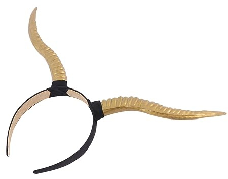 CLISPEED Serre-tête Corne De Gazelle Artificielle Serre-tête Halloween Coiffe Gothique Accessoires Pour Cheveux