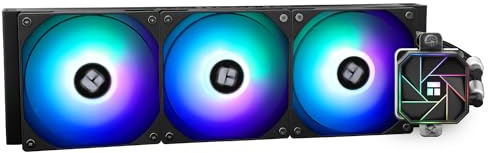TR-Thermalright Aqua Elite 360 V3 CPU Wasserkühlung Komplett-360 Spezifikation AIO PC Kühler,3x120mm ARGB Kühlventilator,Einfache Installation,Kompatibel mit AM5/AM4, LGA1851/1700/115X/1200/2011
