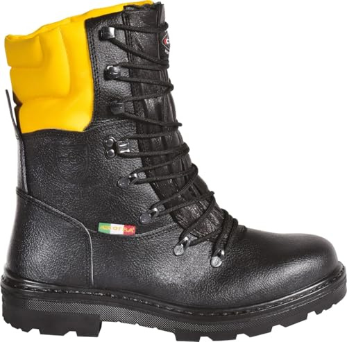 COFRA WOODSMAN BIS 42 TAGLIA 42 Scarpe alte antinfortunistiche con protezione da motosega a catena pelle idrorepellente antitaglio