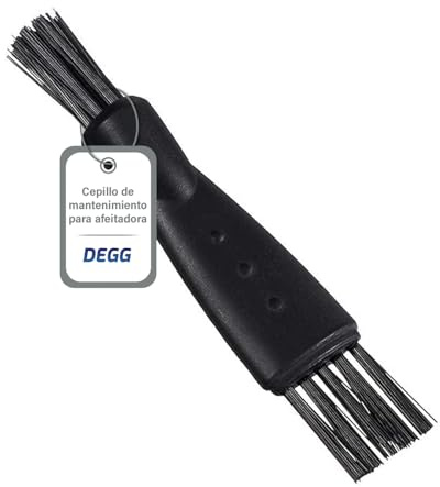 DEGG Brosse de Nettoyage pour Rasoir - Compatible avec Philips et Braun rasoirs, tondeuses à Cheveux, tondeuses, tondeuses Nez - Accessoire pour Rasoir électrique