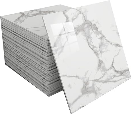 Ceiling Tiles, Ceiling Cladding, Self-Adhesive PVC Ceiling Panels, Peel-and-Stick Ceiling Tiles, Waterproof, Easy to Clean, Stick-on, Lightweight, for Home and Office Decoration(A,90 Tiles)