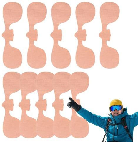 Parches faciales anticongelantes – Cinta facial de algodón y elastano para invierno, parche anticongelante para caras | Para deportes al aire libre, hombres y mujeres, clima frío, en hielo