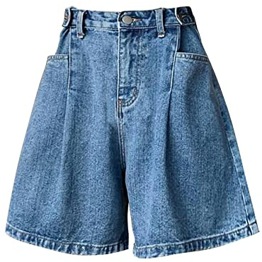 Gonna in jeans da donna, estiva, con salopette, sportiva, gonna avvolgente, casual, in jeans, minigonna estiva, corta, taglie forti, gonna corta, casual, da donna, con tasche