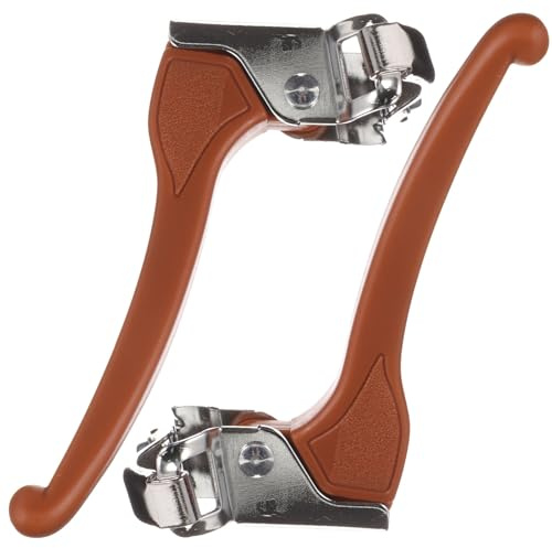 MUSISALY Levier de Frein Vélo Vintage Marron pour Guidon Robuste