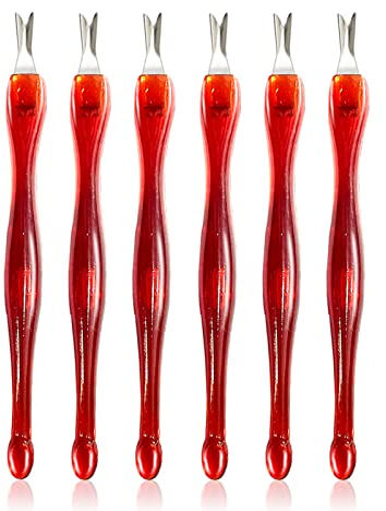 24 Stück Nagelhautmesser V-klinge Nagelhautentferner Maniküre Messer für Professionelle Finger und Zehennagelpflege