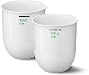 KPM Berlin LAB Becher Duo-Set 'No. 0' 2 tlg., Porzellan, Kaffeetasse, Kaffeebecher, handmade, weiß im Geschenkkarton