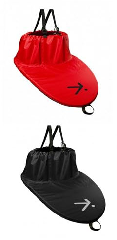 Hiko Kajak Spritzdecke Basic PU Fitflex Nylon Spritzschutz Spritzrock , Farbe:rot, Größe:C94