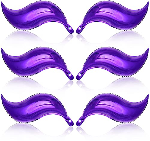 KatchOn Purple Mermaid Tail Balloons Foil 25 Inch, Pack of 6