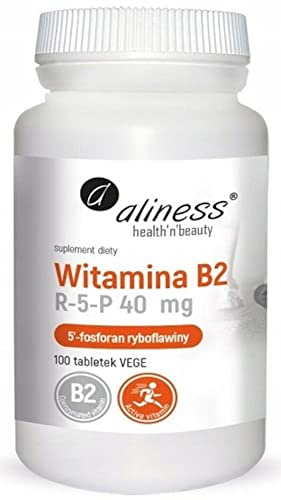 Aliness Vitamin B2 R-5-P 40 mg, Nahrungsergänzungsmittel, 100 tabletten