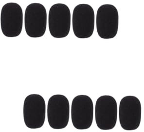 Mikinona 10 Stk Mikrofonschwammabdeckung Schwanenhalsmikrofon Mikrofon-windschutz Aus Schaumstoff Schutzabdeckungen Für Mikrofone Mikrofon-windschutzabdeckungen Zubehör Für Mikrofone